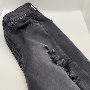 Fashion Nova ripped skinny jeans